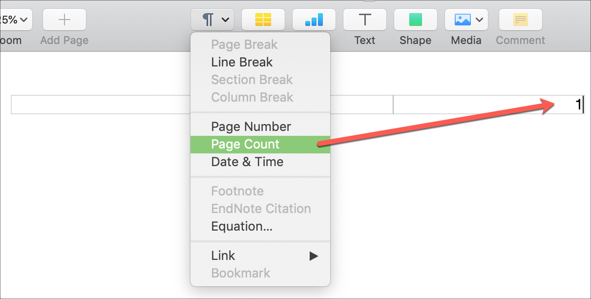 word for mac remove line across page endnotes